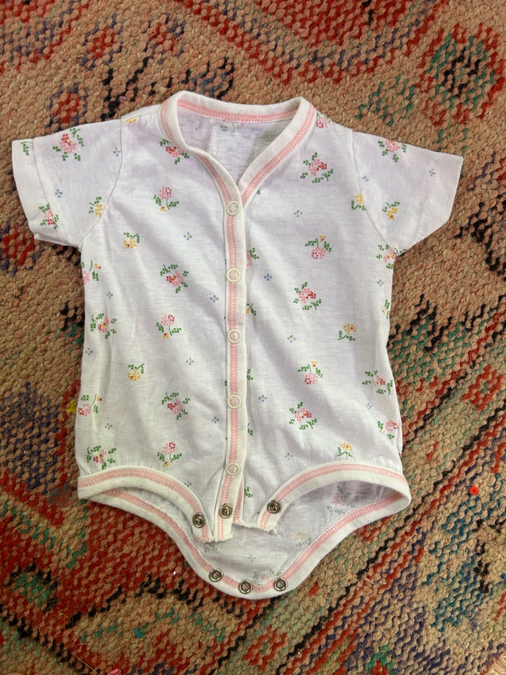 Vintage Snap Front Onesie